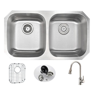 ANZZI MOORE Series KAZ3218-130 Kitchen Sink Kitchen Sink ANZZI